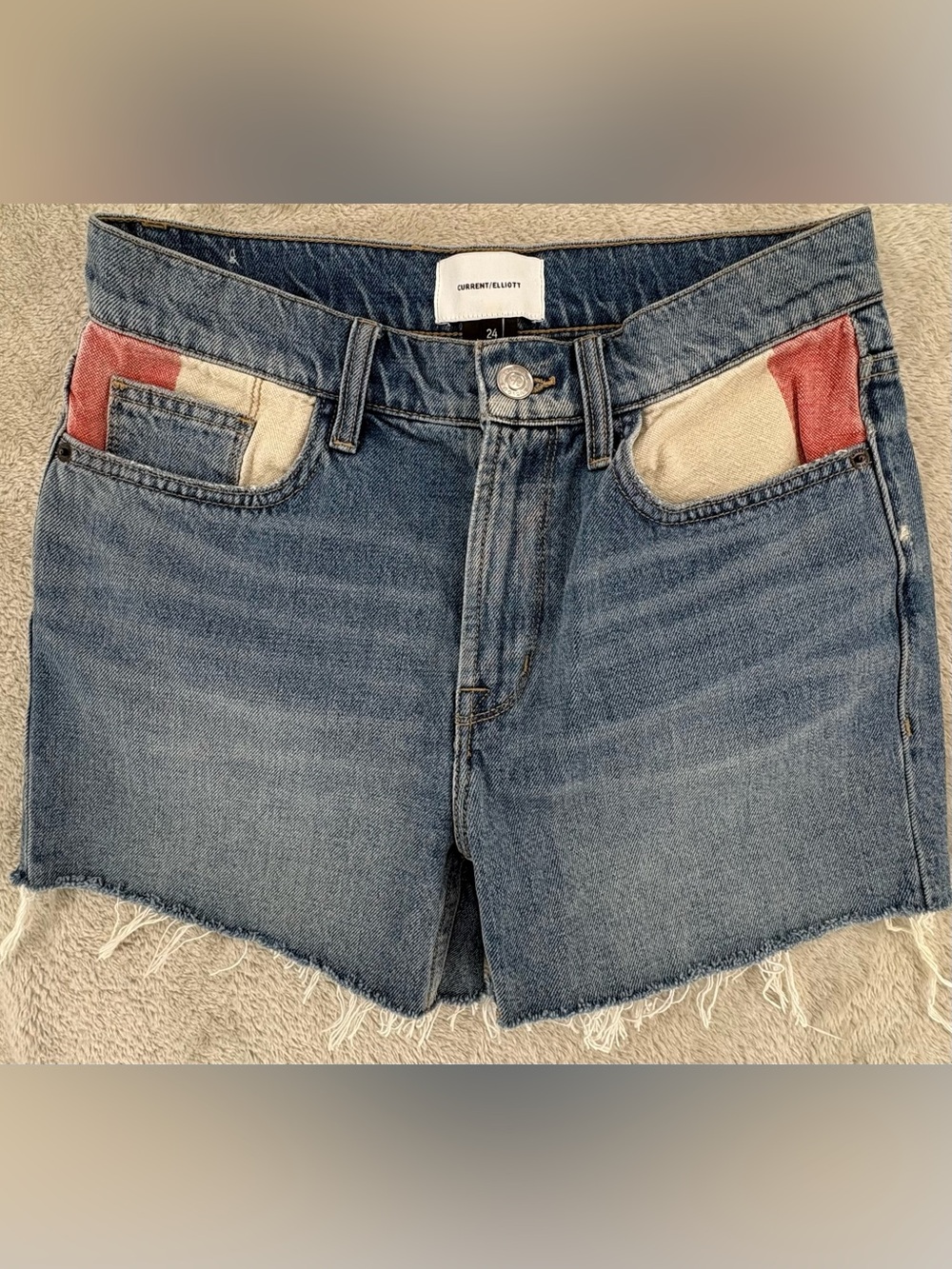 CURRENT/ELLIOTT Aficionado Denim Shorts